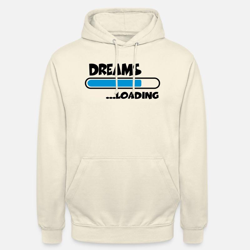 Dreams loading - Sweat-shirt à capuche unisexe - vanille