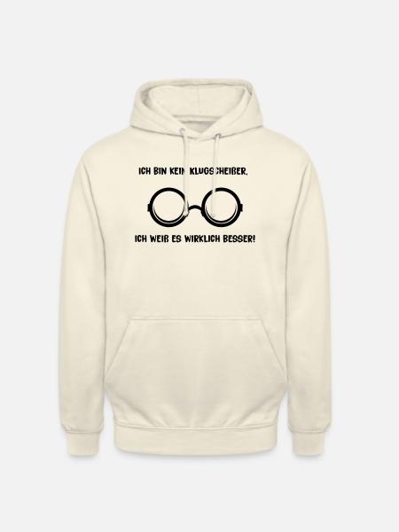 klugscheisser - Unisex Hoodie - Vanille-Milchshake