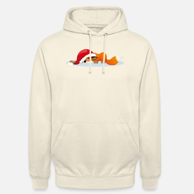 Weihnachtsfuchs - Unisex Hoodie - Vanille-Milchshake