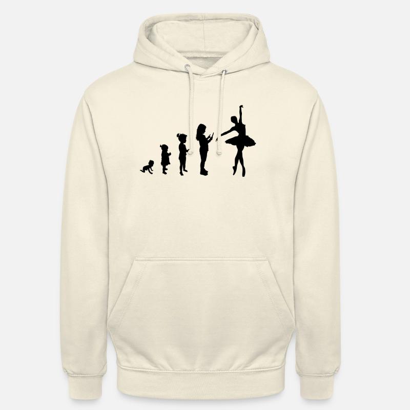 Evolution Ballet 1 - Sweat-shirt à capuche unisexe - vanille