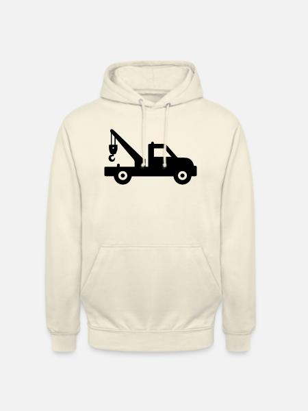 Der Abschleppwagen service 24h - Unisex Hoodie - Vanille-Milchshake
