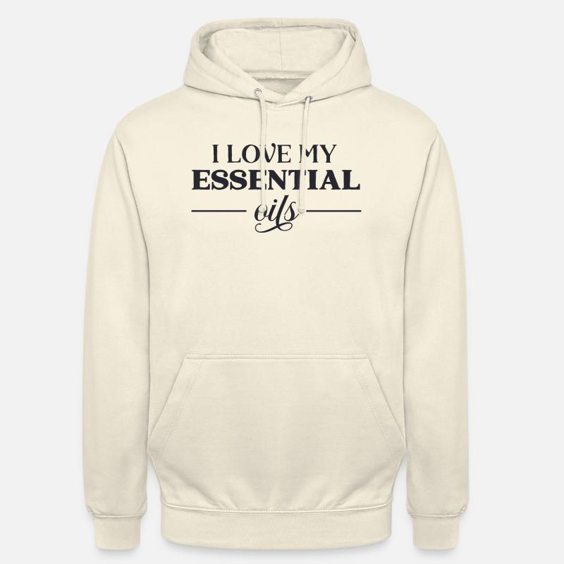 Ich liebe meine ätherischen Öle - Unisex Hoodie - Vanille-Milchshake