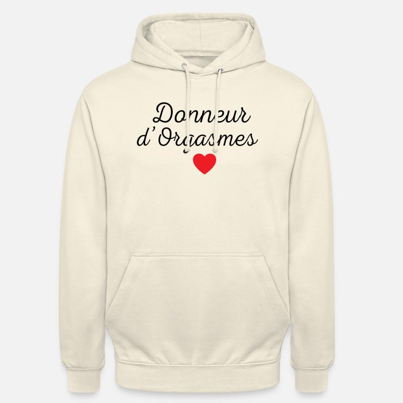 EA1C62E5 D2C6 4231 8B1A 4585D5E90200 - Sweat-shirt à capuche unisexe - vanille