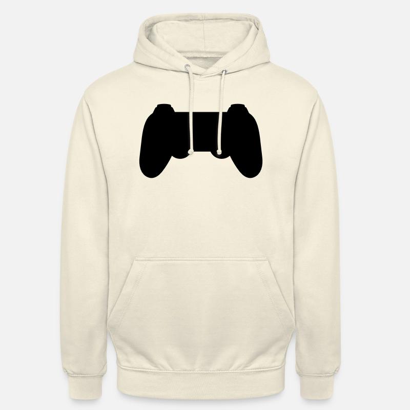 Silhouette Konsole Retro Controller - Unisex Hoodie - Vanille-Milchshake