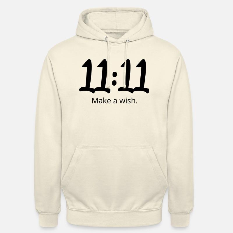 11 11 make a wish - Sweat-shirt à capuche unisexe - vanille