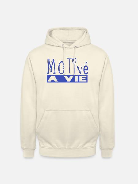 Motivated for life - Unisex Hoodie - vanilla