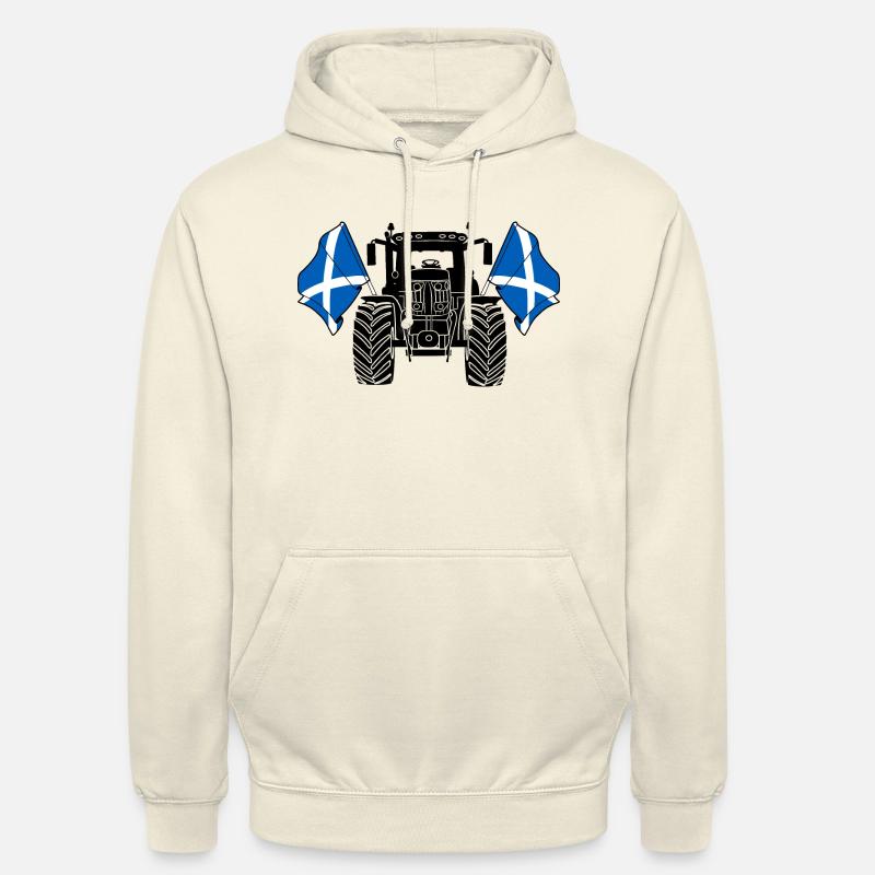 tracteur Two Flags Ecosse - Sweat-shirt à capuche unisexe - vanille