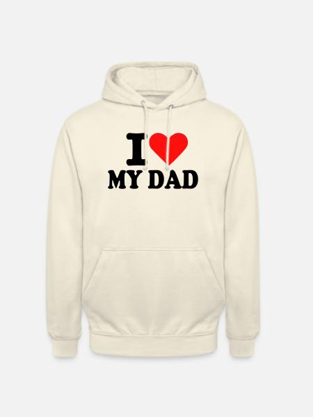 Dad - Père - Sweat-shirt à capuche unisexe - vanille