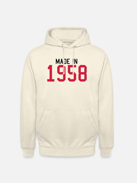 1958 - Unisex Hoodie - Vanille-Milchshake