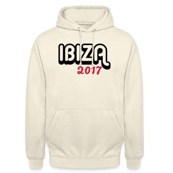 Ibiza 2017 - Unisex Hoodie - vanilla - Front - Alina (178cm) & Michal (187cm)