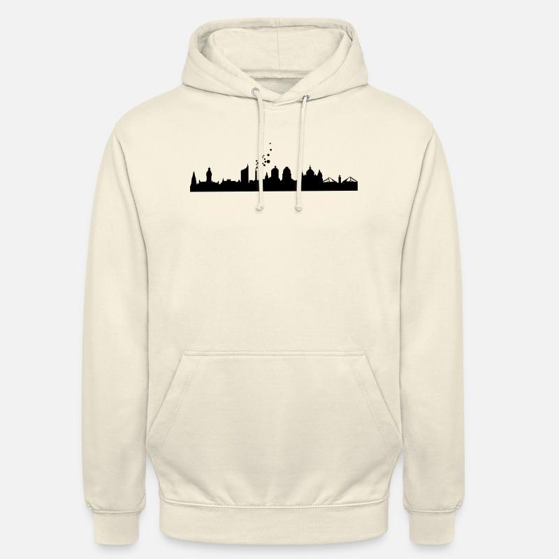 Leipzig Skyline - Unisex Hoodie - vanilla