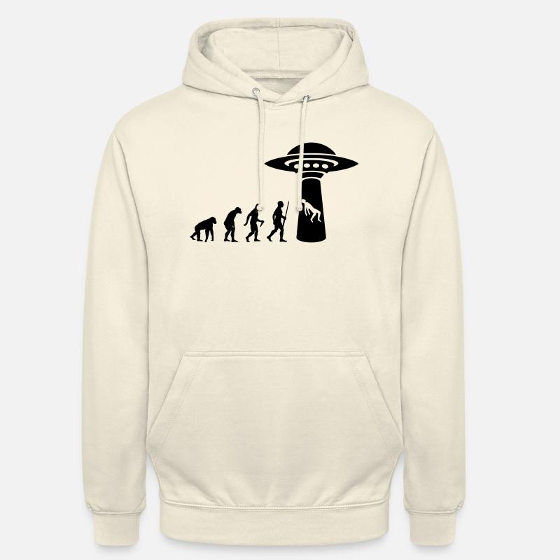 L'évolution des extraterrestres Sweat-shirt à capuche unisexe