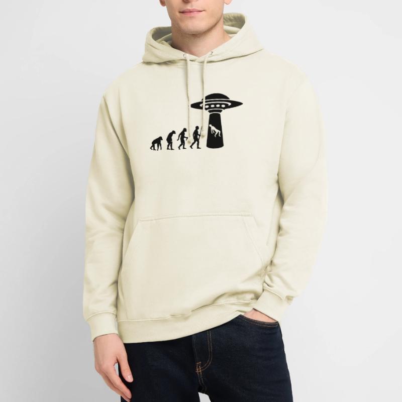L'évolution des extraterrestres Sweat-shirt à capuche unisexe
