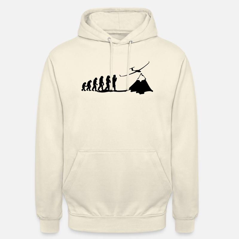 Segelflug évolution - Sweat-shirt à capuche unisexe - vanille