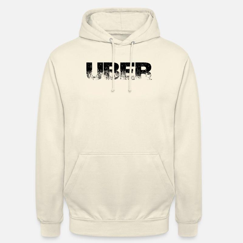 A propos de Uber Mot Mots Mots - Sweat-shirt à capuche unisexe - vanille