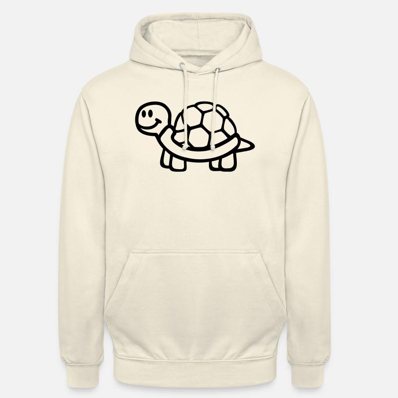 Tortue - Sweat-shirt à capuche unisexe - vanille