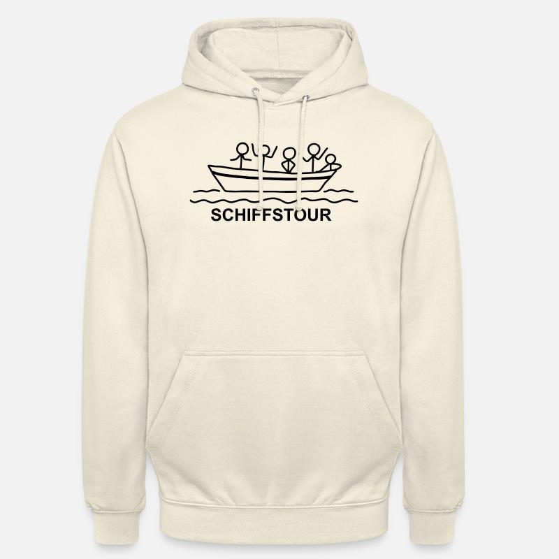 Schiffstour - Bootsfahrt - Unisex Hoodie - Vanille-Milchshake
