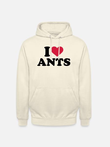 I love Ants - Unisex Hoodie - vanilla