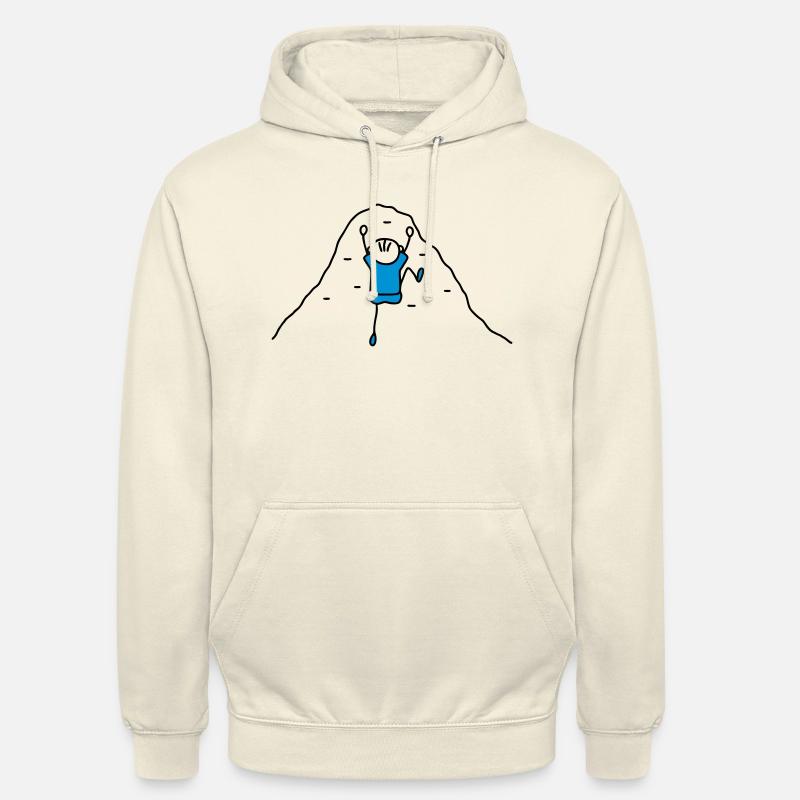 Klettern Kletterwand - V2 - Unisex Hoodie - Vanille-Milchshake