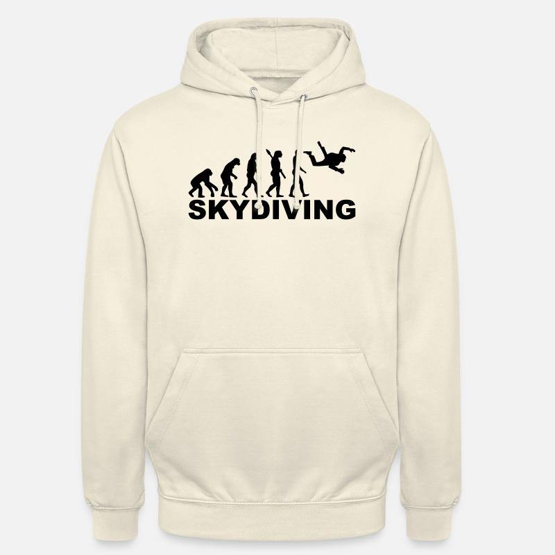 Evolution skydiving - Unisex Hoodie - vanilla