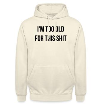 Cinema / Film / Zitat / TV-Serie - Unisex Hoodie - Vanille-Milchshake - Vorne - Alina (178cm) & Michal (187cm)