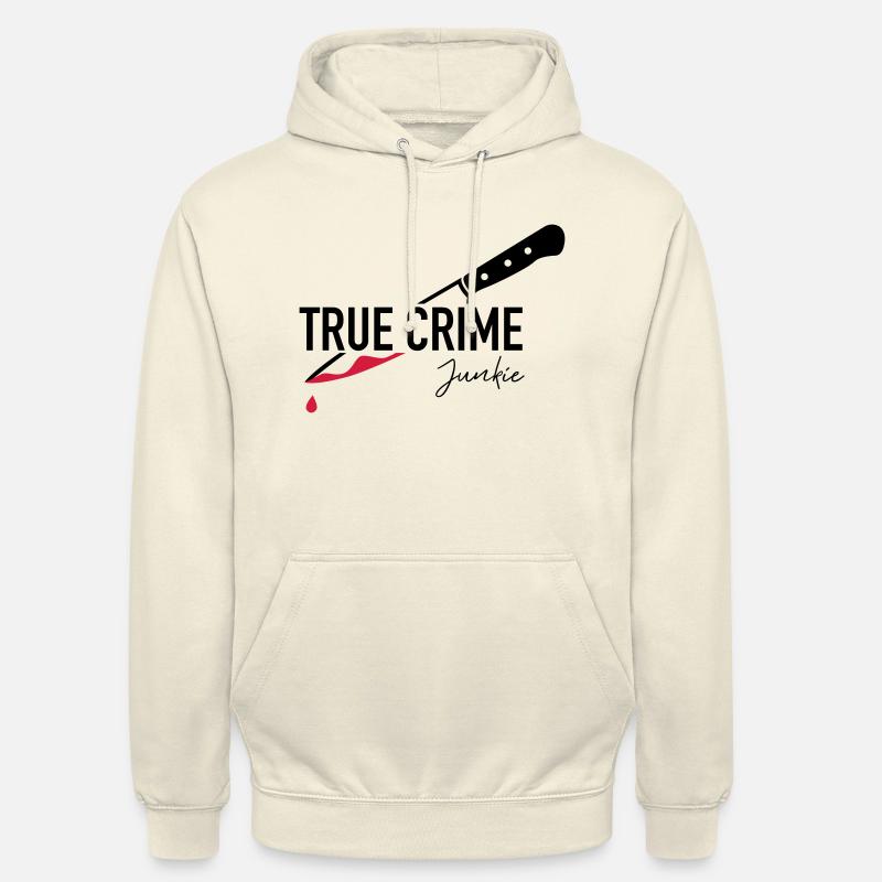 true crime junkie - Sweat-shirt à capuche unisexe - vanille