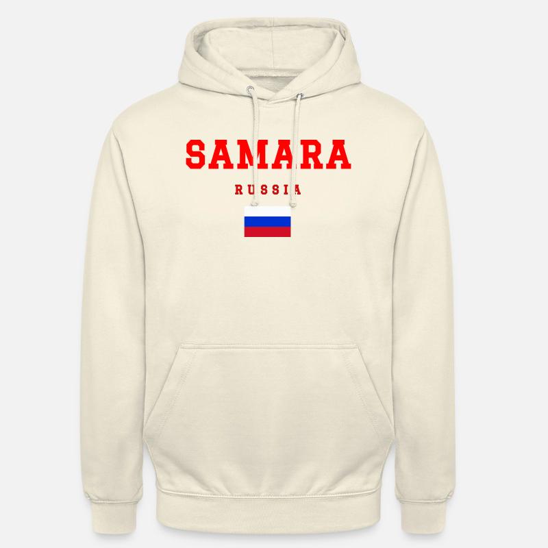 Samara, Russie - Sweat-shirt à capuche unisexe - vanille