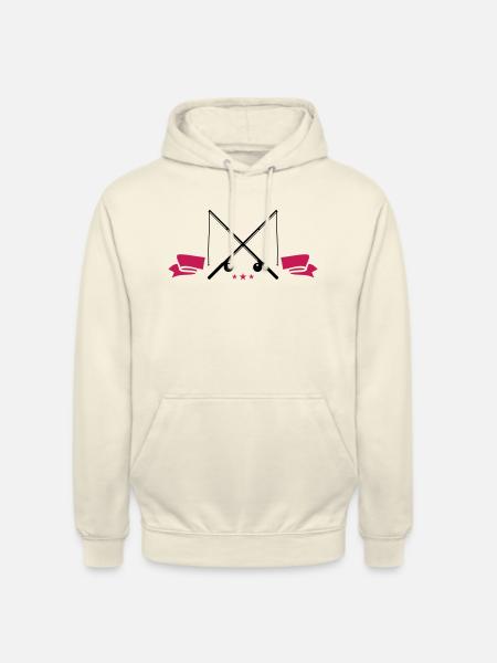 Fishing rod icon - Unisex Hoodie - vanilla