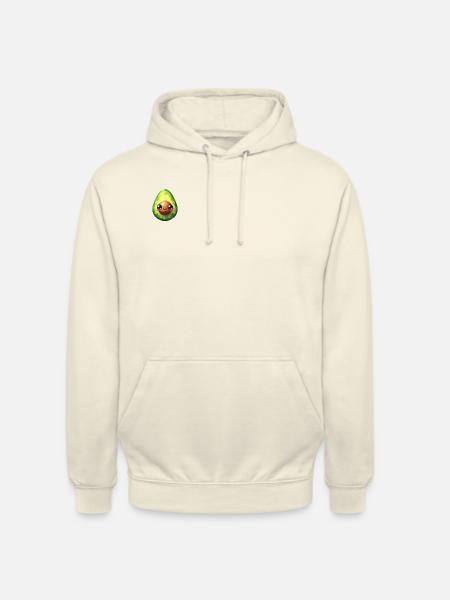 Sweet Avocado Polygon - Unisex Hoodie - vanilla