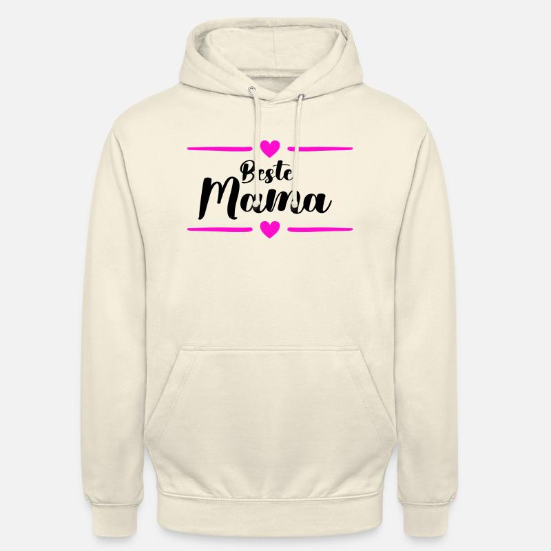 beste mama - Unisex Hoodie - Vanille-Milchshake