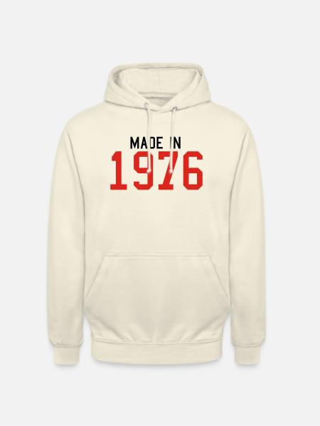 1976 - Unisex Hoodie - vanilla