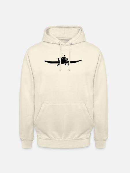 DR400 Robin Flugzeug Geschenk - Unisex Hoodie - Vanille-Milchshake