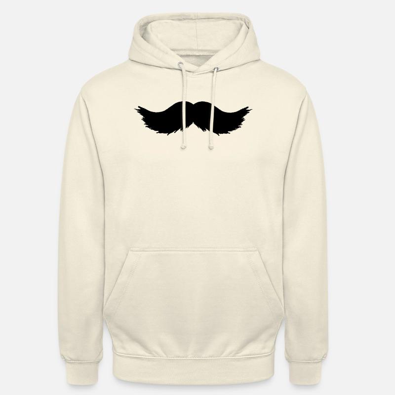 Schnurrbart - Unisex Hoodie - Vanille-Milchshake