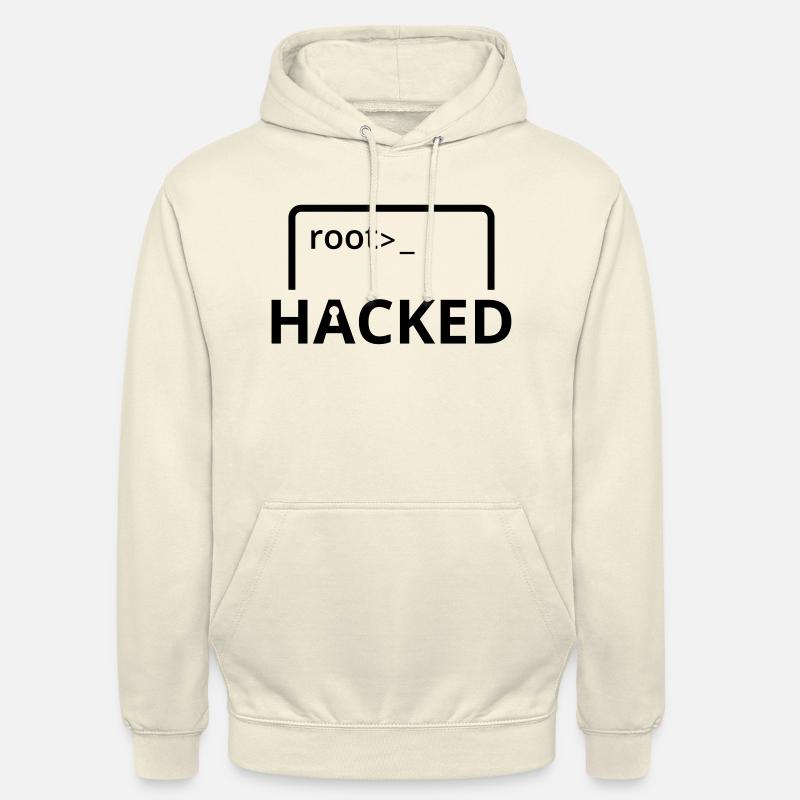 Hacked Hacker programmeur informatique Sweat-shirt à capuche unisexe