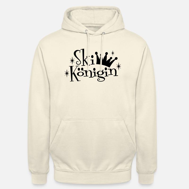 Reine de ski - Sweat-shirt à capuche unisexe - vanille