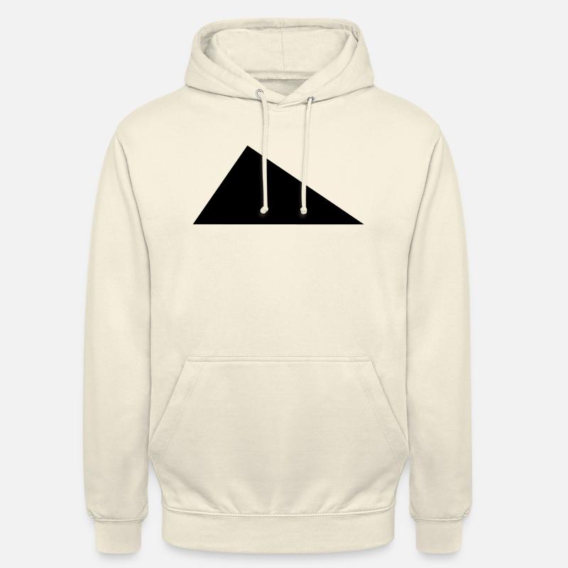 Triangle perpendicular / / Right angle / / - Unisex Hoodie - vanilla