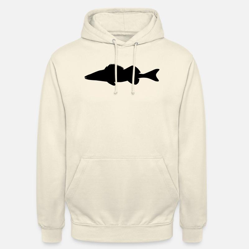 Fish Pikeperch - Unisex Hoodie - vanilla