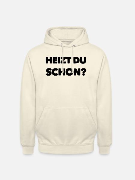 Heizen Spruch - Unisex Hoodie - Vanille-Milchshake