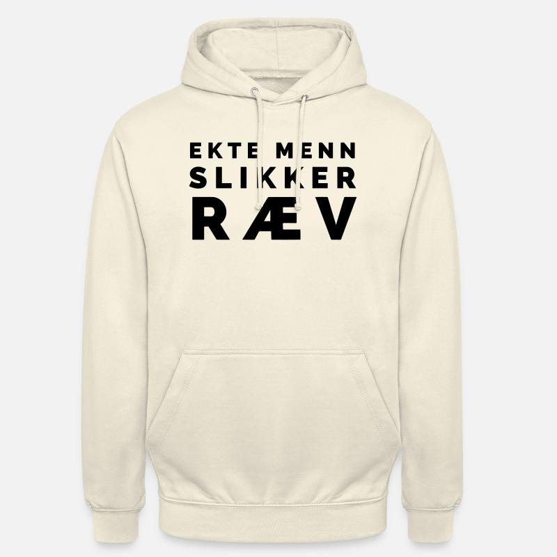 I veri uomini leccano il culo - Felpa con cappuccio unisex - milkshake