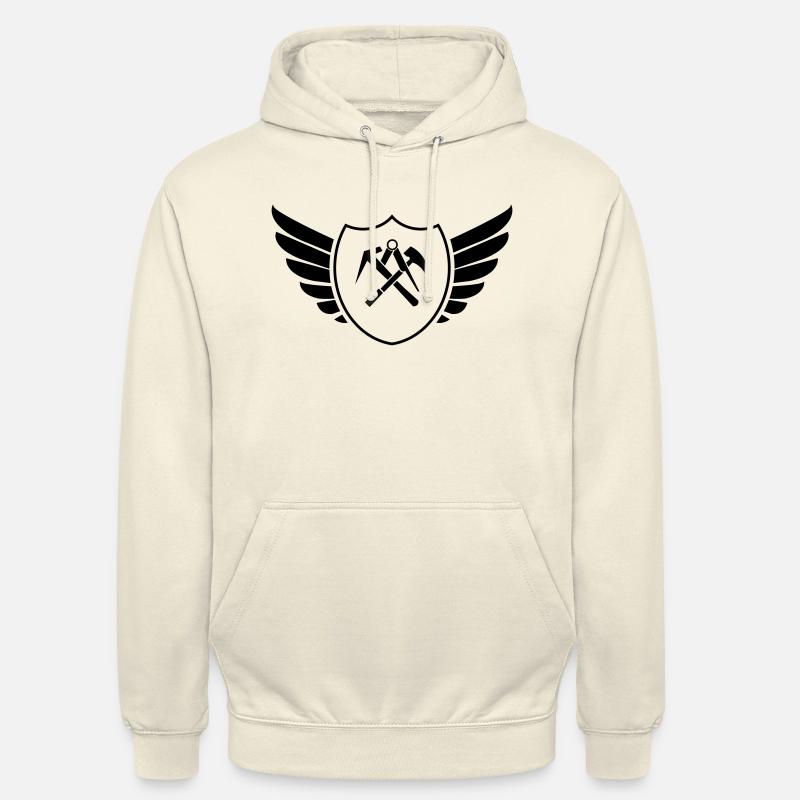 Armoiries du Bouclier Couvreur - Sweat-shirt à capuche unisexe - vanille