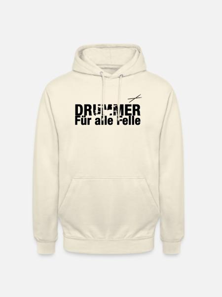 Drummer Für alle Felle - Unisex Hoodie - Vanille-Milchshake