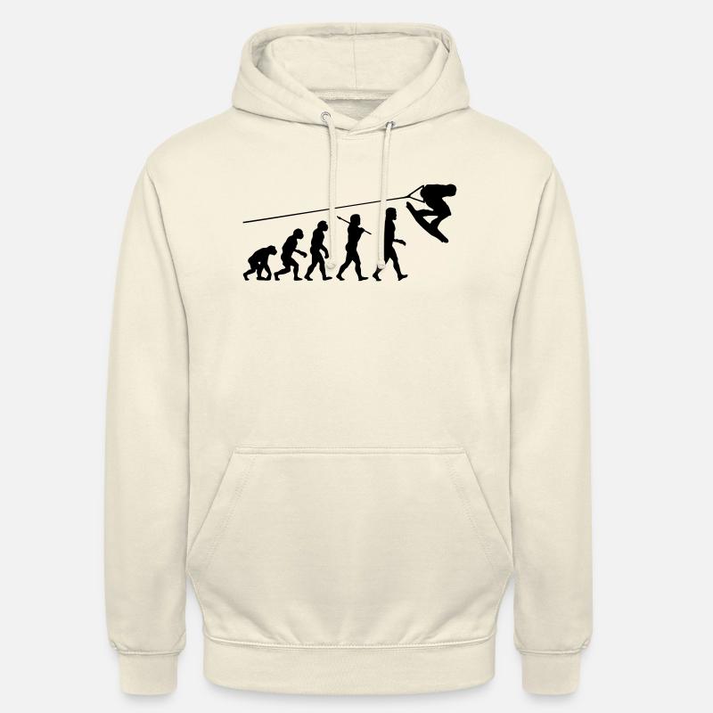 wa01 wakeboard evolution - Sweat-shirt à capuche unisexe - vanille