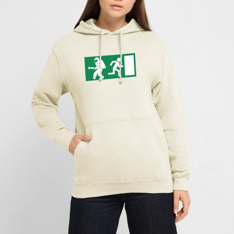 Firefighter Exit Emergency Exit Unisex Hoodie