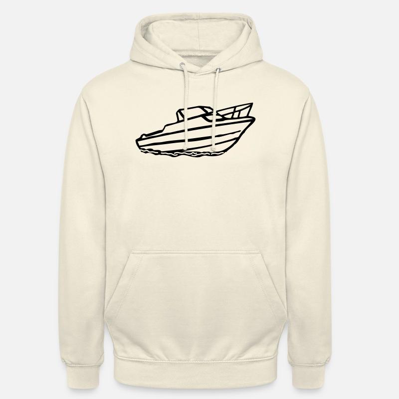 Schiff Motorboot - Unisex Hoodie - Vanille-Milchshake