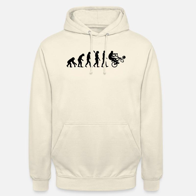 Evolution Cycle ball - Sweat-shirt à capuche unisexe - vanille