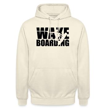 Wakeboarden - Unisex Hoodie - Vanille-Milchshake - Vorne - Alina (178cm) & Michal (187cm)