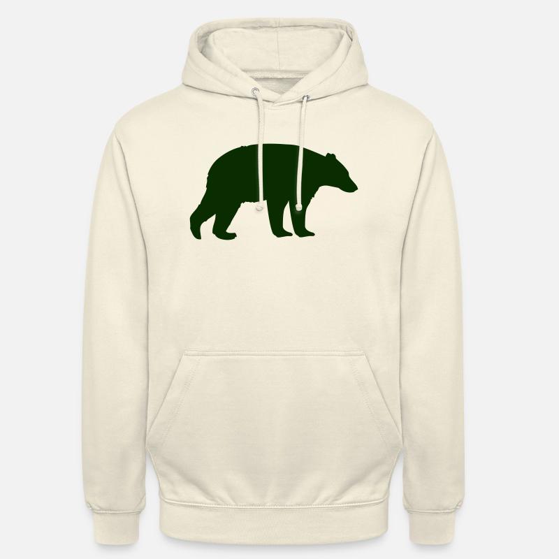 ours - Sweat-shirt à capuche unisexe - vanille