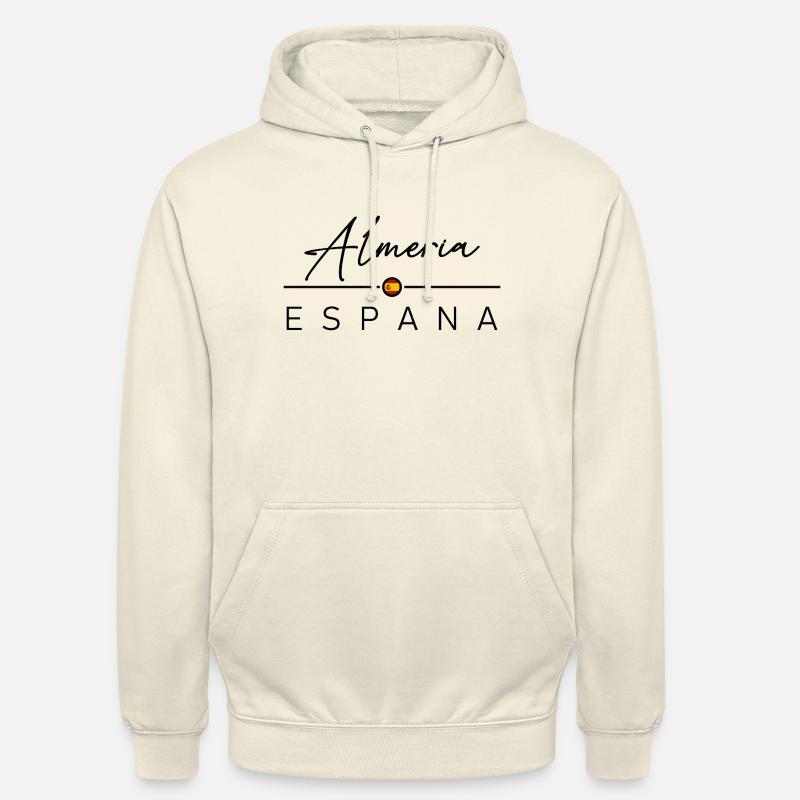 Espagne - Almeria - Espagne - España - Sweat-shirt à capuche unisexe - vanille