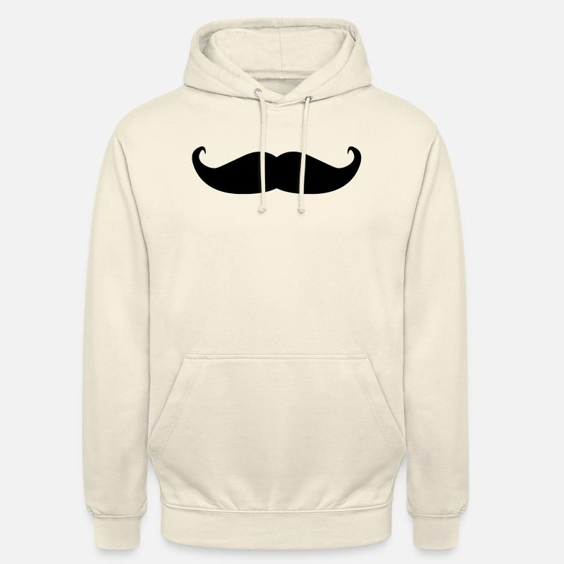 Bart / Moustache - Unisex Hoodie - Vanille-Milchshake