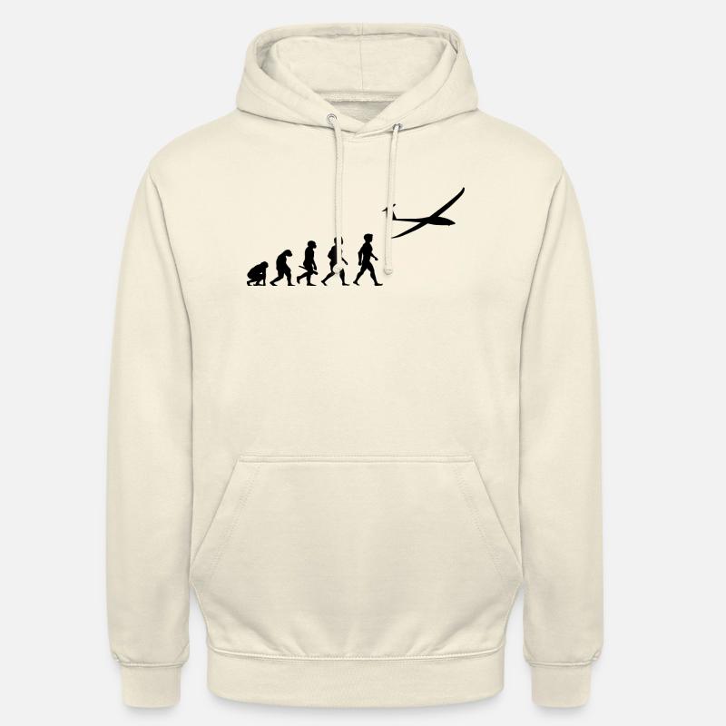 Planeur de planeur Evolution - Sweat-shirt à capuche unisexe - vanille